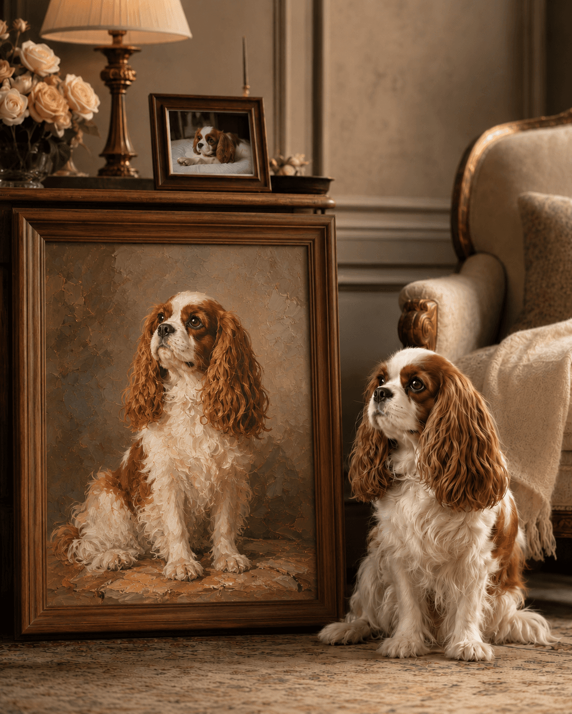 Fine art companion portrait